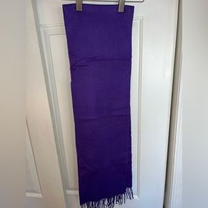 Purple Cashmere Scarf